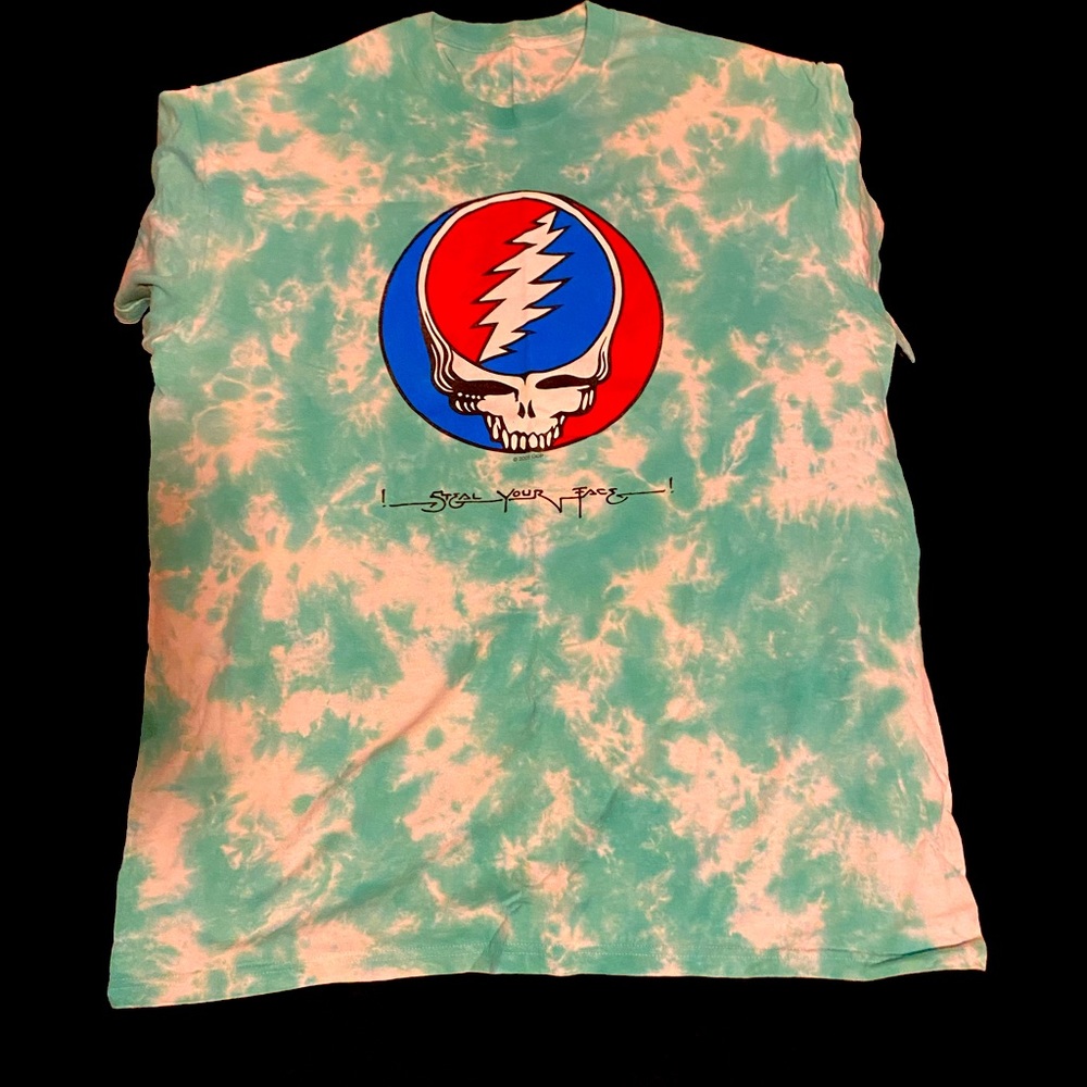 Dead town shirt breathable material tie dyed